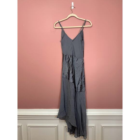 Fleur du mal Slip Dress in Mr. Grey Size Small - Picture 7 of 9
